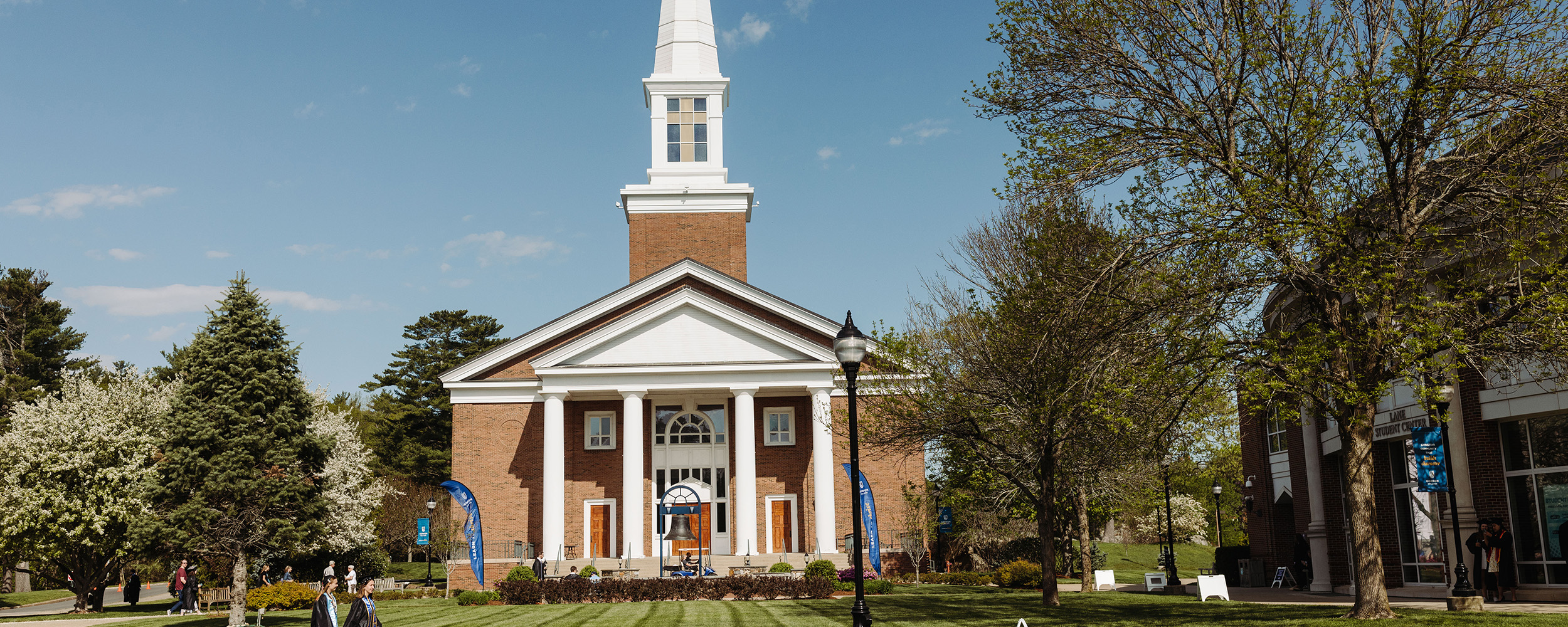 front of chapel