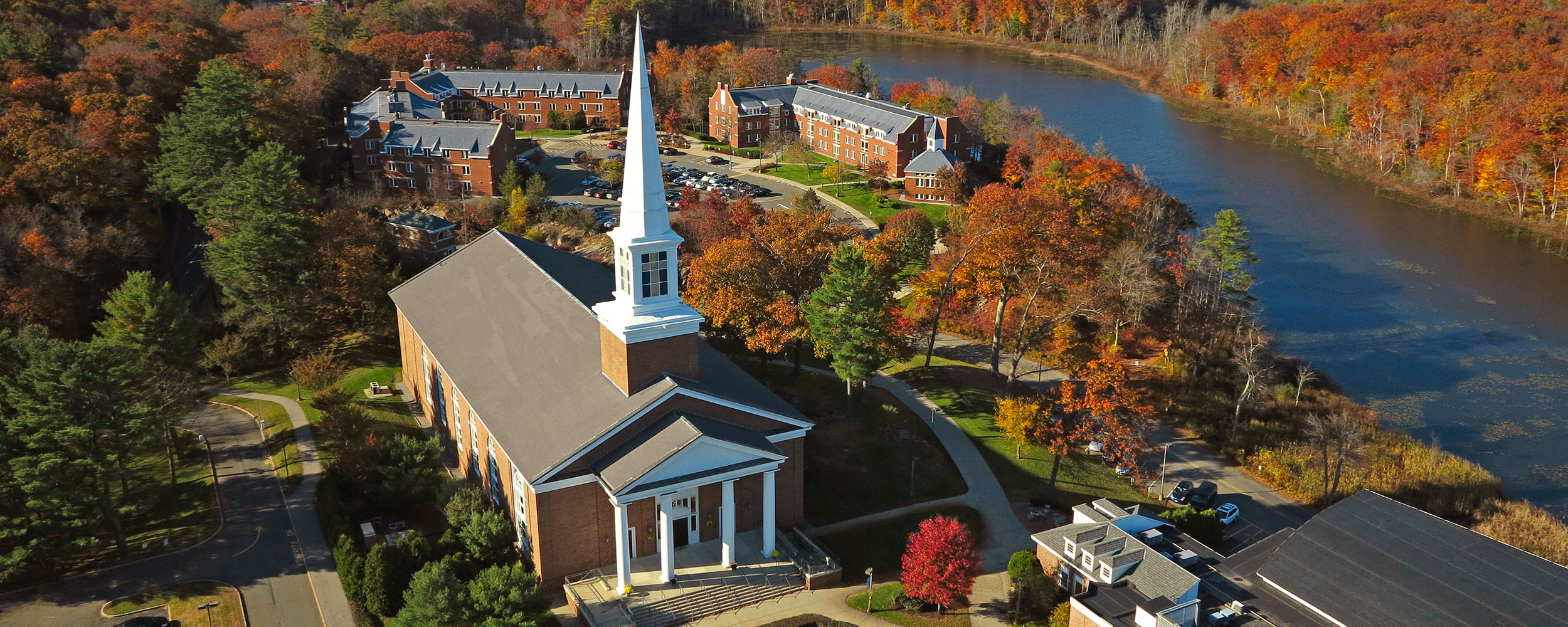 aerial view of Gordon campus