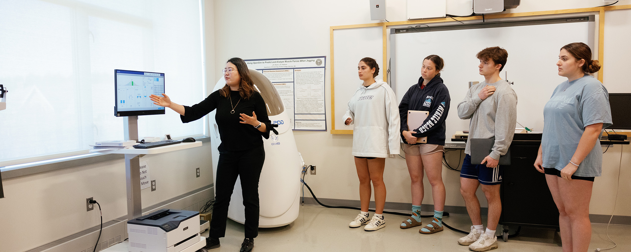 bod pod in a classroom