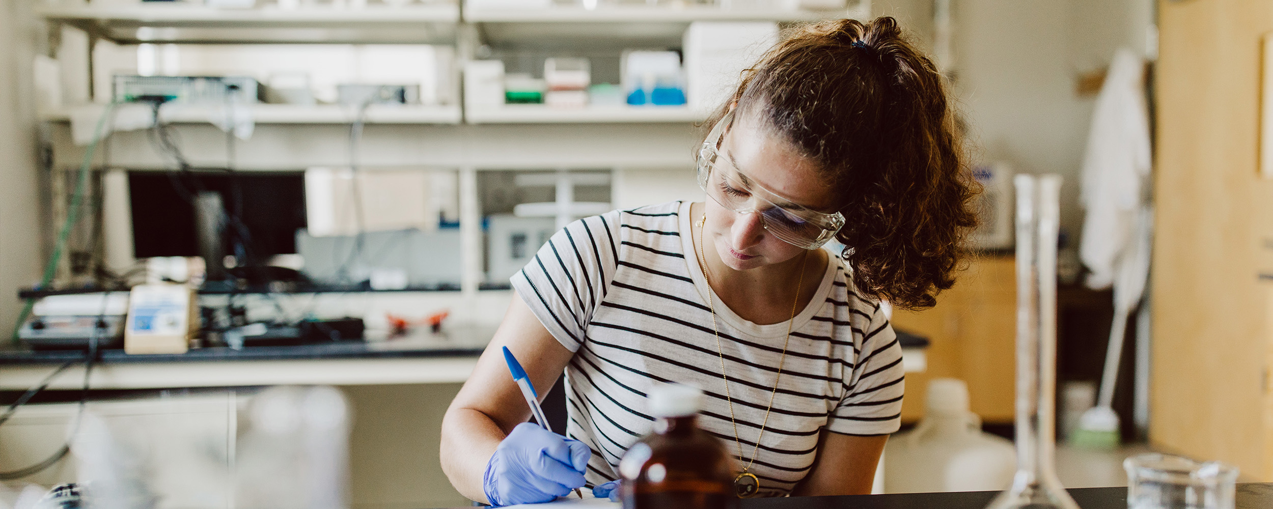 students in lab