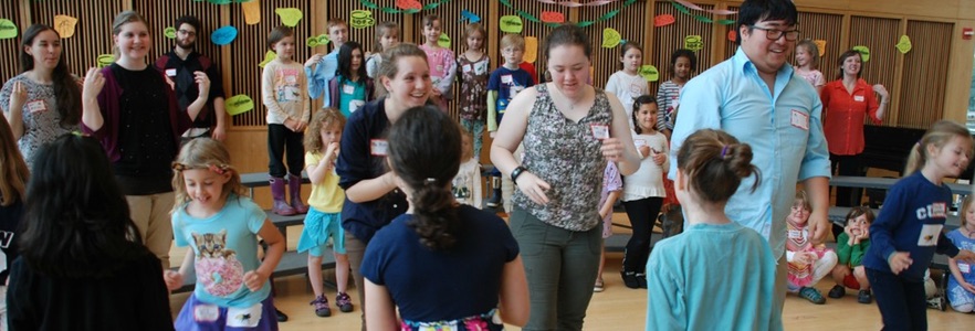 Children dancing