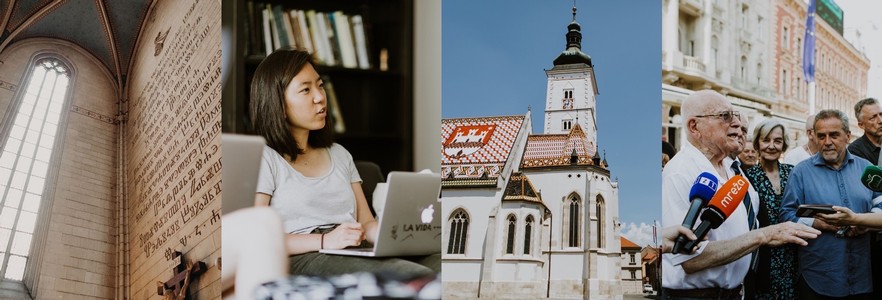 collage of academic photos from the Balkans