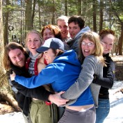 Group on Ropes Course