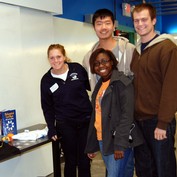 Winning team at Merrimack