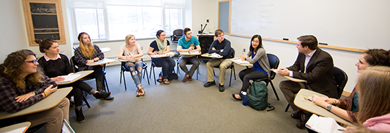 students in class