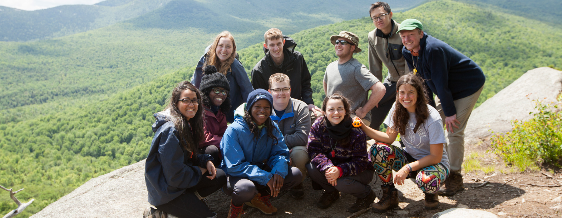 Group on a hike