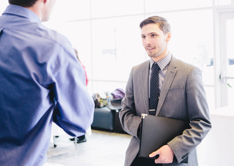 Student at Job Fair